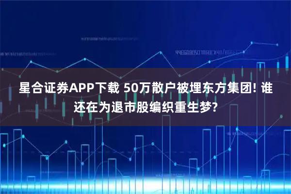 星合证券APP下载 50万散户被埋东方集团! 谁还在为退市股编织重生梦?